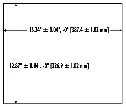 Industrial Touchscreen Mounting Dimensions